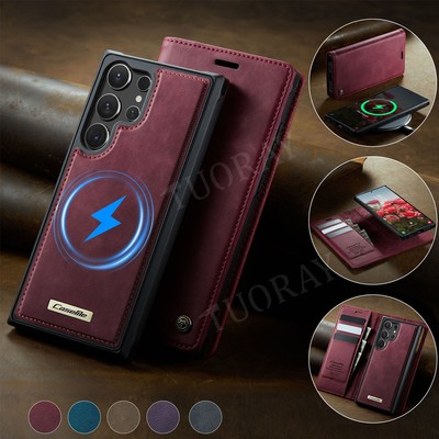 Für Samsung S26 S25 FE S24 S23 S22 S21 Ultra Handy Hülle Cover Klapphülle Case