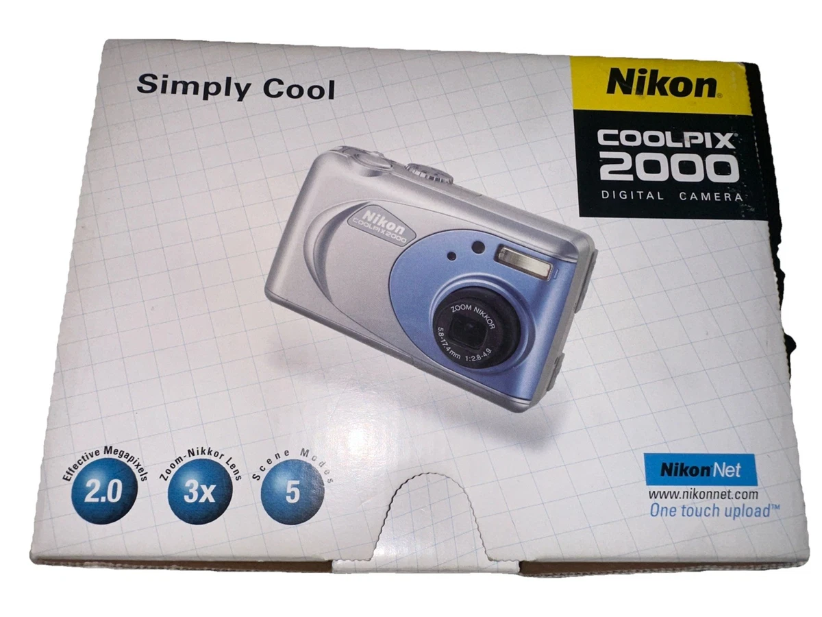 Preços baixos em Câmeras digitais Nikon Coolpix 2000 | eBay