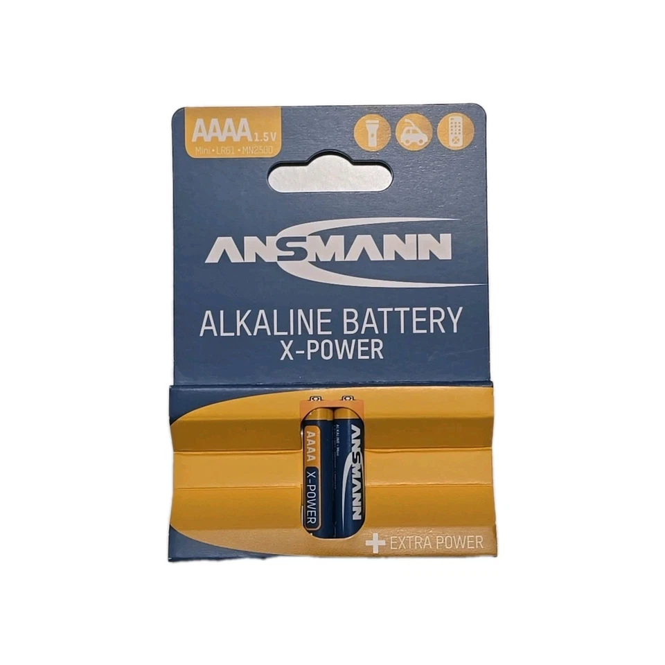 2x Batterie Battery Premium Alkaline Mini AAAA 1,5V 41,5x8,3mm LR8D425 LR61 NEU - Bild 1 von 1