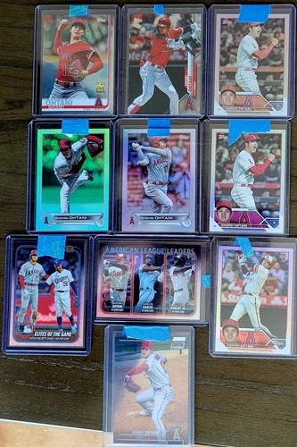 2019-2024 Topps Shohei Ohtani RAINBOW FOIL 10 Card Lot--- YOU GET ALL 10 CARDS!!