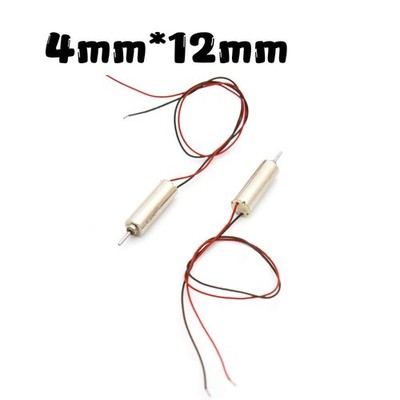 4mm*12mm Micro Ultra-high Speed Mini Tiny Coreless Motor for Toy Model DIY