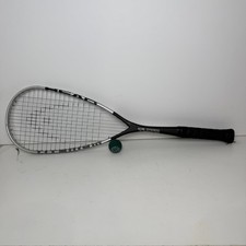 HEAD Ti 170 Squash Racket with Cover Titanium Technology Black Silver