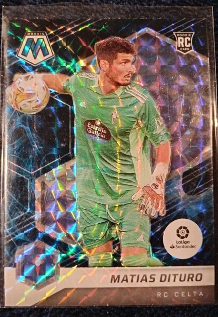 2021-22 Panini Mosaic La Liga - Matias Dituro #156 Genesis Mosaic Prizm (RC)