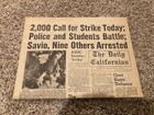 Free Speech Artifact--Peace Shield Berkeley 1964-1966--Daily Cal Newspapers — photo 5