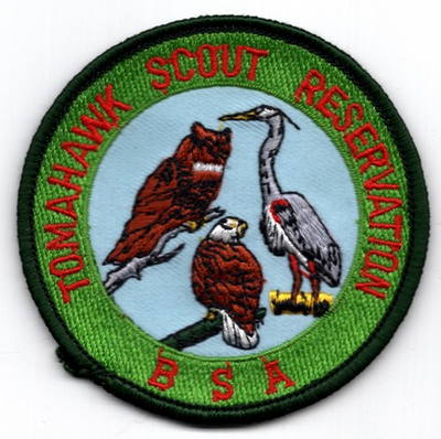 #ad #ad Patch Tomahawk Scout Reservation c1970 Northern Star Council WI MN Birds 3quot; $3.74