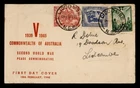 DR WHO 1946 AUSTRALIA FDC PEACE ISSUE R80721