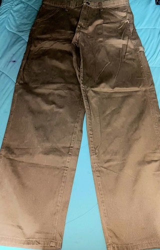 Wrangler Originals Carpenter Pants Size 32x32, 100% Cotton, Soft Khakis