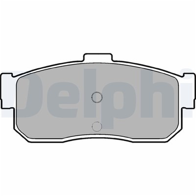 Delphi Bremsbeläge hinten für Nissan 100nx Almera Cefiro Maxima Primera