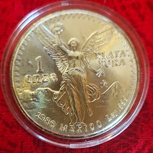 1986 Mexican Silver Libertad 1 oz — photo from the most recent tracked eBay sale