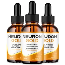 (3 Pack) Neuron Gold Drops Advanced Brain Health Support, NeuronGold 90 Servings