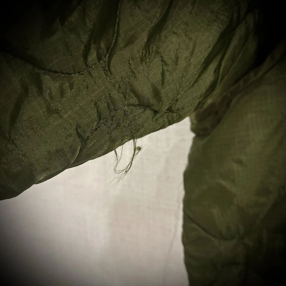 US Military M-65 Field Jacket Liner Cold Weather XXXL Olive Drab Quilted USA - Image 4 of 4