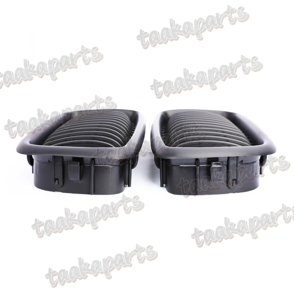 For BMW E38 740i 740iL 750iL 4DR Sedan Front Bumper Kidney Grilles Pair Foto 3 de 4