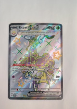 Pokemon 2024 Paldean Fates Espathra ex 214/91 Shiny Full Art NM