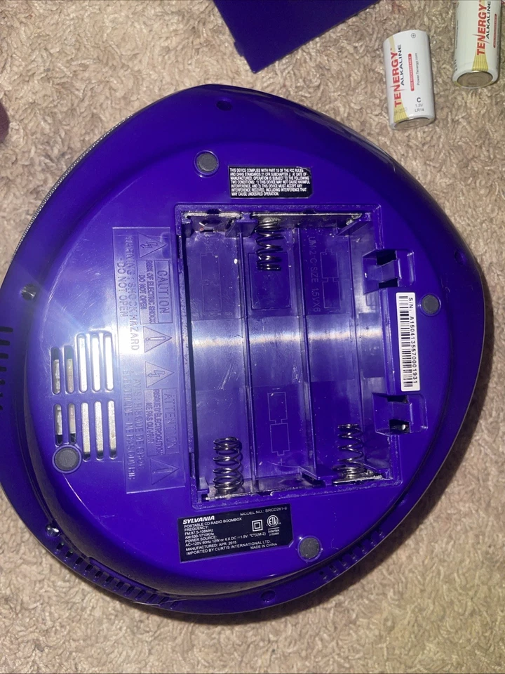 Reproductor de CD portátil Sylvania Boom Box radio AM/FM buen estado Foto 4 de 4