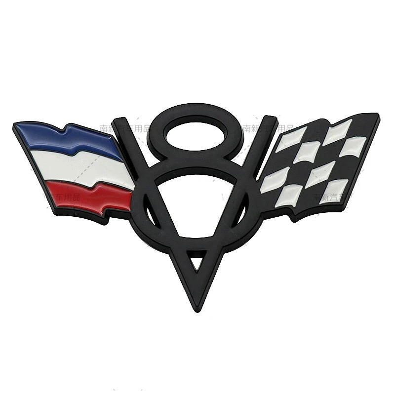 Para Peugeot Renault V8 Francia FR Parrilla Emblema Cromo Metal Insignia Delantera Foto 4 de 4