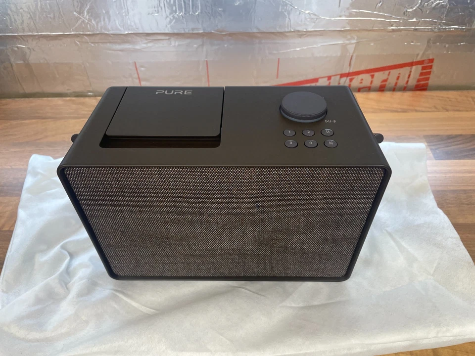 Pure Evoke Play DAB+/FM/Internetradio WLAN Bluetooth HiFi Anlage Kaffee Schwarz - Bild 2 von 4