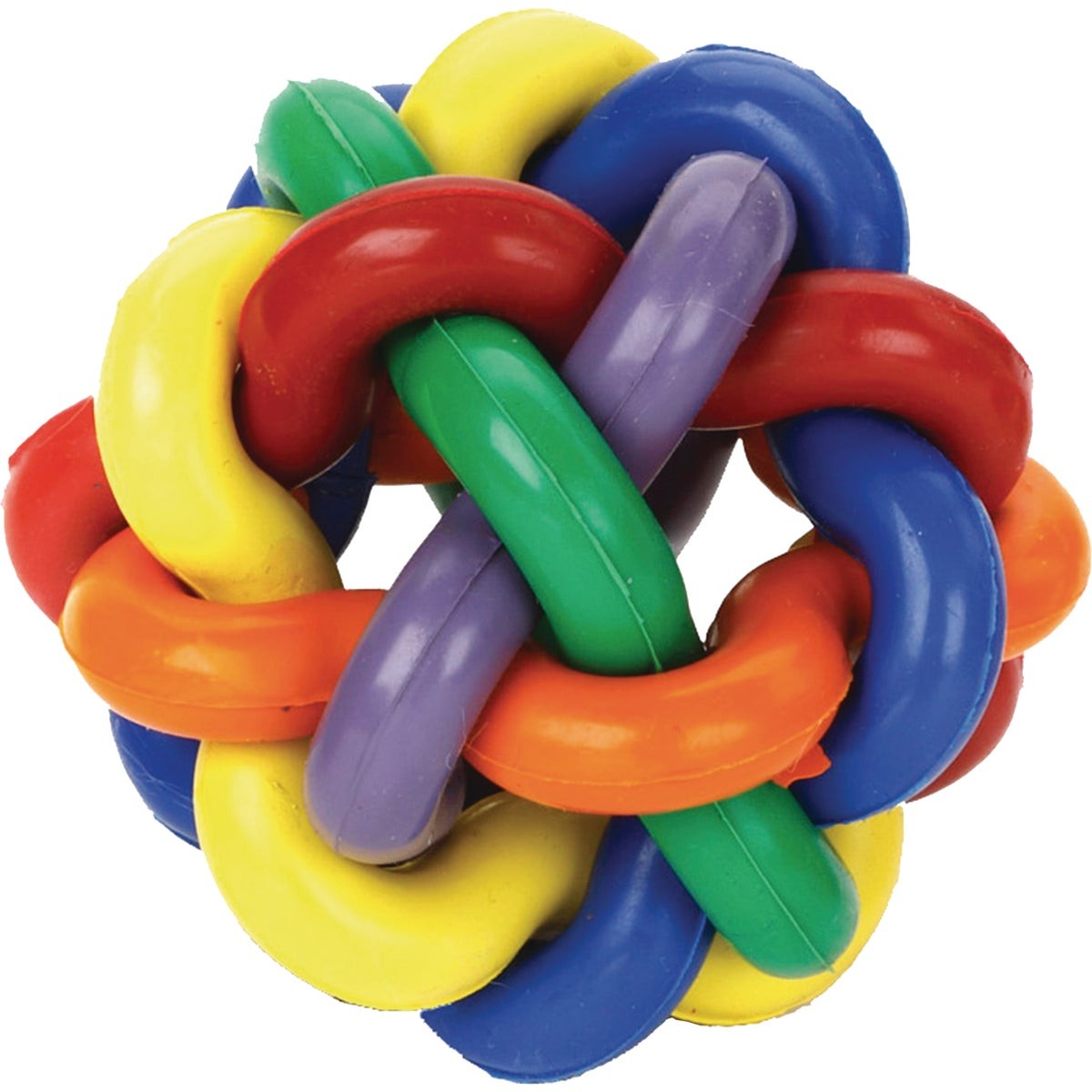 Multipet Nobbly Wobbly 4 In. Ball Dog Toy MP1020 04 Multipet