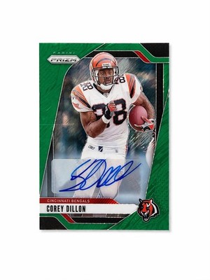 Corey Dillion 2024 Prize Green Shimmer Auto /5