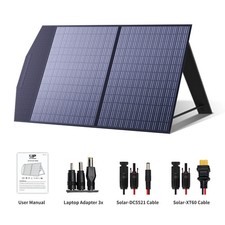 18V100W Portable Folding Solar Panel Charger For Solar Generator Power Station