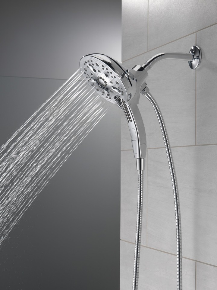 Delta 58620-25-PK In2ition H2Okinetic 5-Setting Two-in-One Shower ...