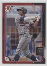 2015 Bowman Draft Asia Exclusive Black & Red Adam Walker Brett #48 0n8