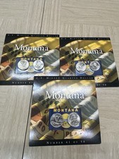 Coins of America Montana State Quarter Set 41 of 50 Uncirculated 2003 X 3