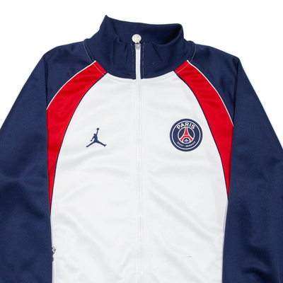 AIR JORDAN Paris Saint Germain Mens Track Jacket Blue Colourblock