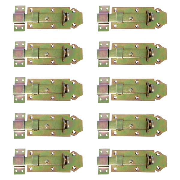 Schlossriegel 120 X 44 Mm, Verzinkt TüRschlossriegel Riegel Schubriegel Schieber-image