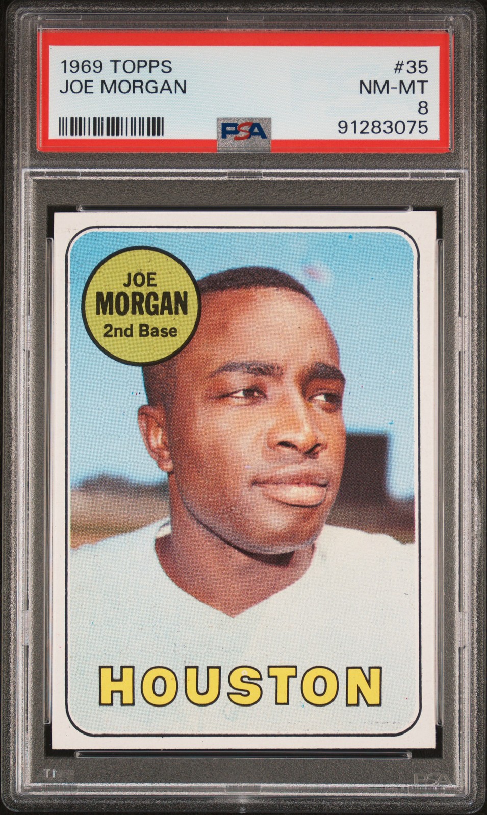 1969 TOPPS #35 JOE MORGAN PSA 8