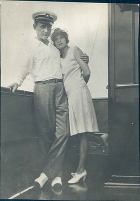 Boat Captain Beautiful Woman Vintage Image Original Vintage Press Vintage Photo