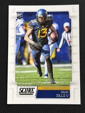 2019 Panini Score #405 David Sills V RC West Virginia Mountaineers Football Card