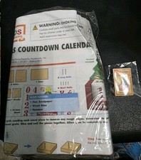 Home Depot Kids Workshop Kit Christmas Countdown Calendar W/ 2019 Christmas Pin