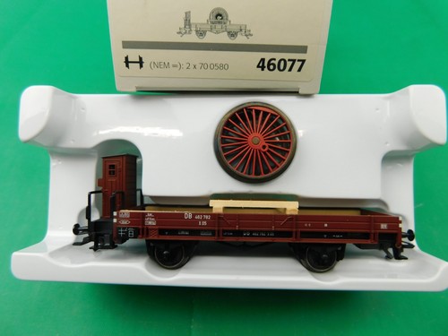 E24 Märklin H0 Güterwagen 46077 Niederbord mit Dampflok-Radsatz KKK OVP TOP | Zustand: Gebraucht