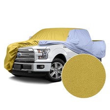 Covercraft Weathershield Hp Two-tone Yellow Custom Car Cover W Light Blue Sides