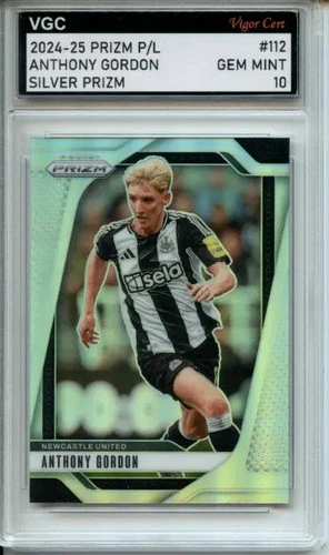 2024-25 PANINI PRIZM P/L SILVER PRIZM #112 ANTHONY GORDON VGC GEM MINT 10 IJ49