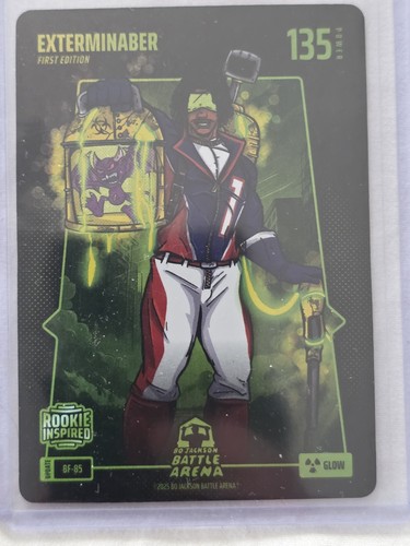 Bo Jackson Battle Arena EXTERMINABER “MALIK NABERS” Glow Battlefoil #BF85 RC