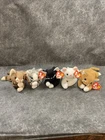 TY Beanie Baby Cats Lot Of (5) Vintage Plush Collectibles All W/Tags Adorable