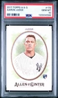2017 Topps Allen & Ginter Aaron Judge Rookie #172 NY Yankees PSA 10 Gem Mint MVP