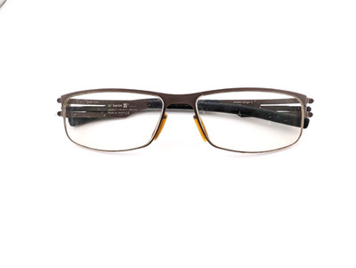Ic! Berlin Eyeglasses, Frames Only, Serge K. Chocolate, 53-15-..., Germany