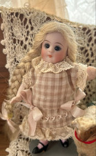 Antique Kestner All Bisque Swivel Neck 3.7 inch 9.5cm Doll Free Shipping Me