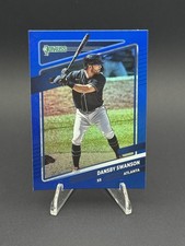 2021 Donruss #66 Dansby Swanson Holo Blue