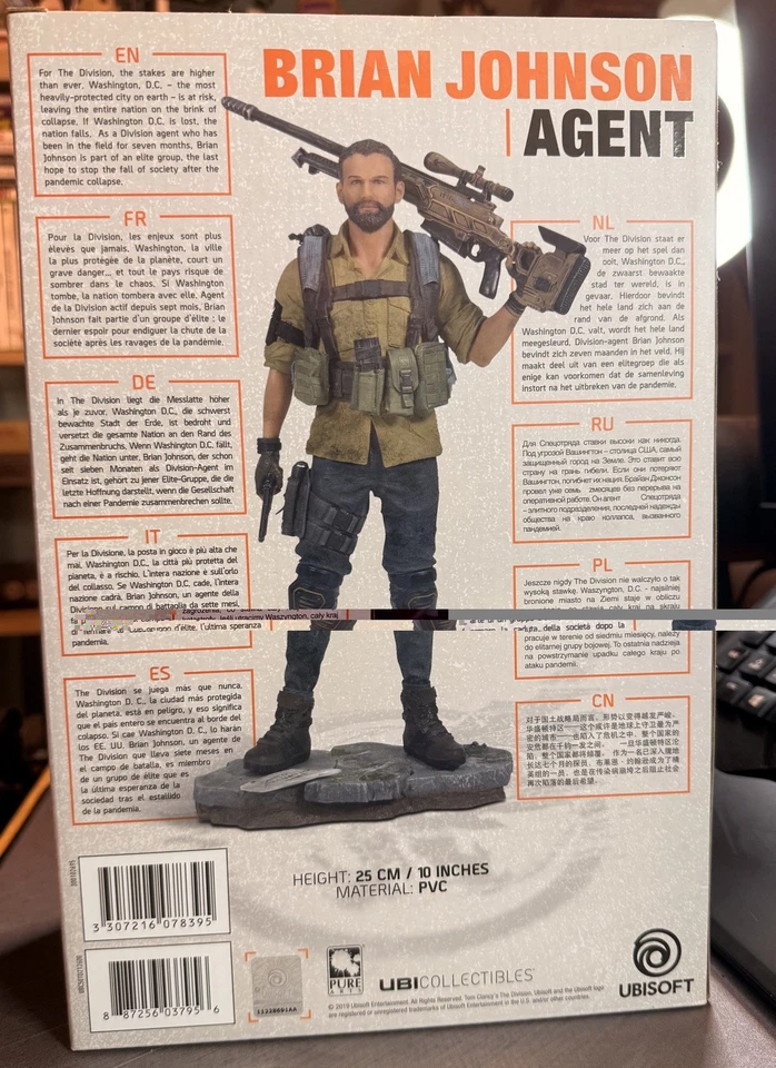 Brian Johnson Agent Figur The Division 2 OVP / ungeöffnet - Bild 4 von 4