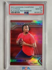 2023 Upper Deck Goodwin Champions - Platinum C.J. Stroud #P29 Red Rainbow (RC)