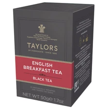 English Breakfast, Black Tea, Individually Wrapped Bags, 20 Count (Pack of 6), R