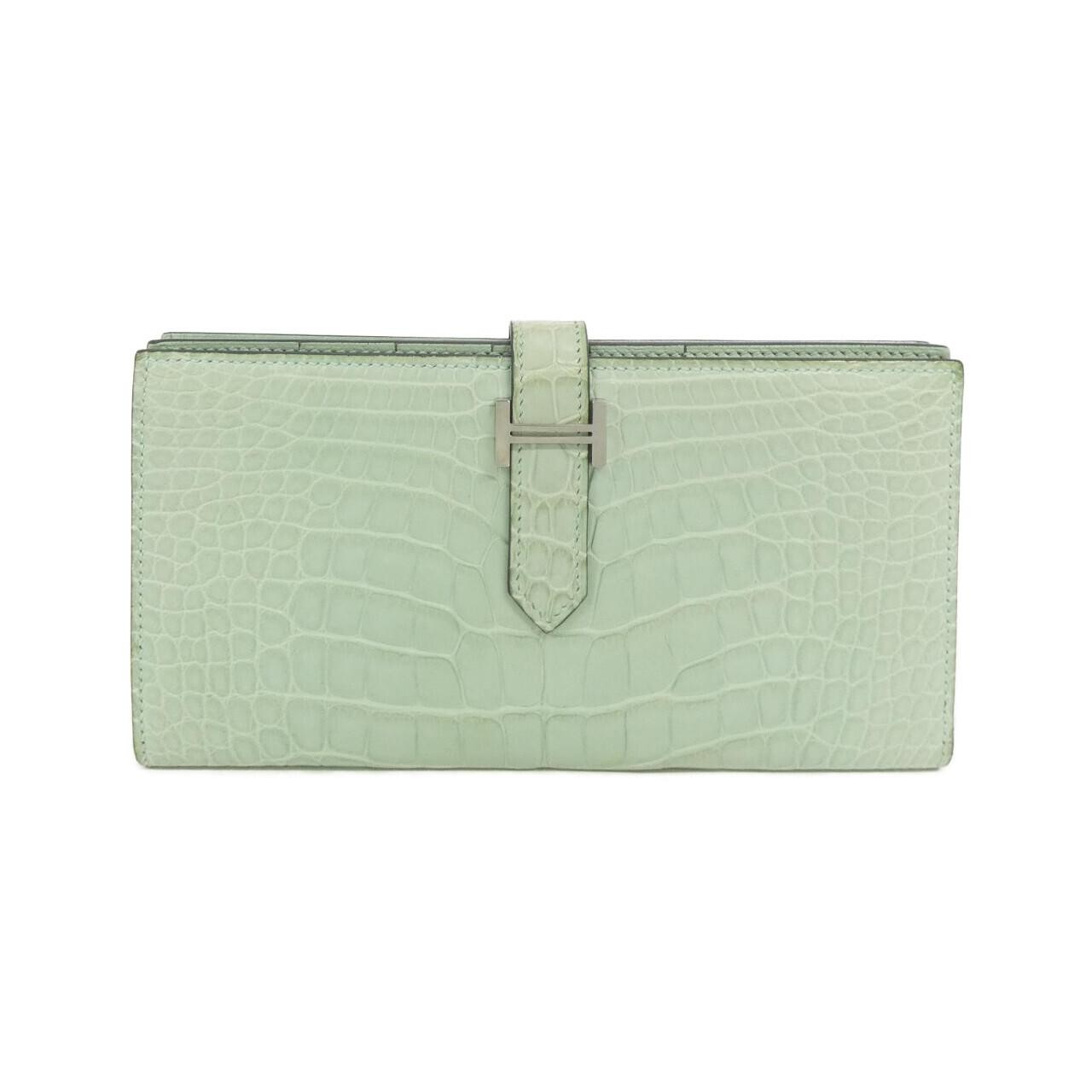 Authentic Hermes Bearn Souffle 048601CK Wallet #230-000-468-0078