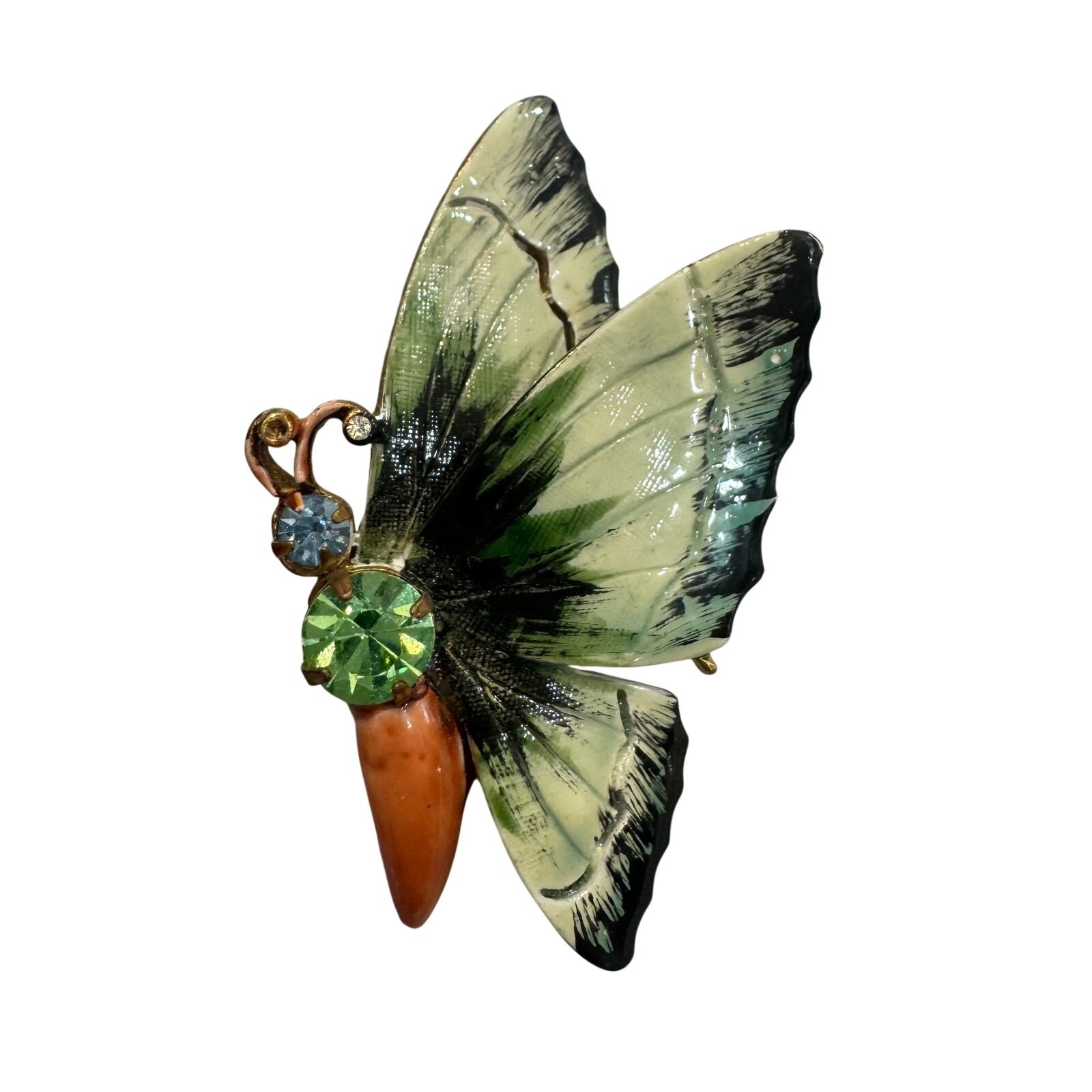 Vintage unsigned original by robert butterfly bro… - image 1