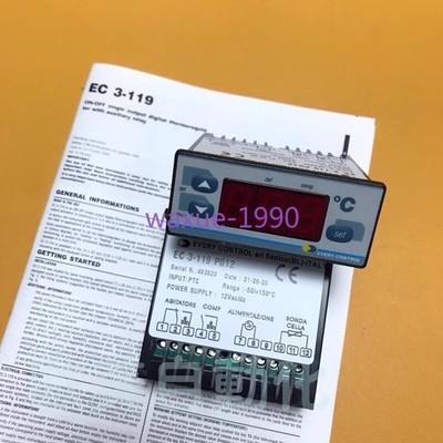 1pcs Used EVERY CONTROL EC3-119P012 thermostat EC3-119P012 12V #hj