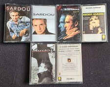 MICHEL SARDOU - LOT DE SIX K7 AUDIO