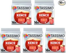Image of Tassimo Kenco Americano Grande XL Coffee Pods x16 (Pack of 5, Total 80 Drinks)