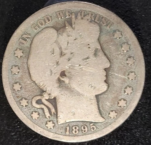 1895 S San Francisco Mint Barber Half Dollar